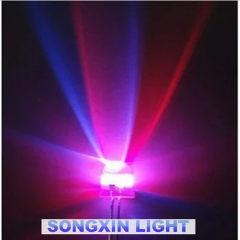

100PCS 2PIN 3MM RGB 7 color Fast flash LED light-emitting diode (LED) 3mm RGB 7 color fast flash LED Slow flash led transparents