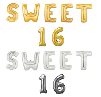 

gold or silver DIRTY 30 Fabulous 50 sweet 16 Floated Foil balloons photo props Graduation New Years Eve party decorations