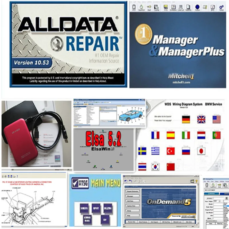 Latest Alldata Software 10.53 Auto Repair Data + Mitchell On Demand