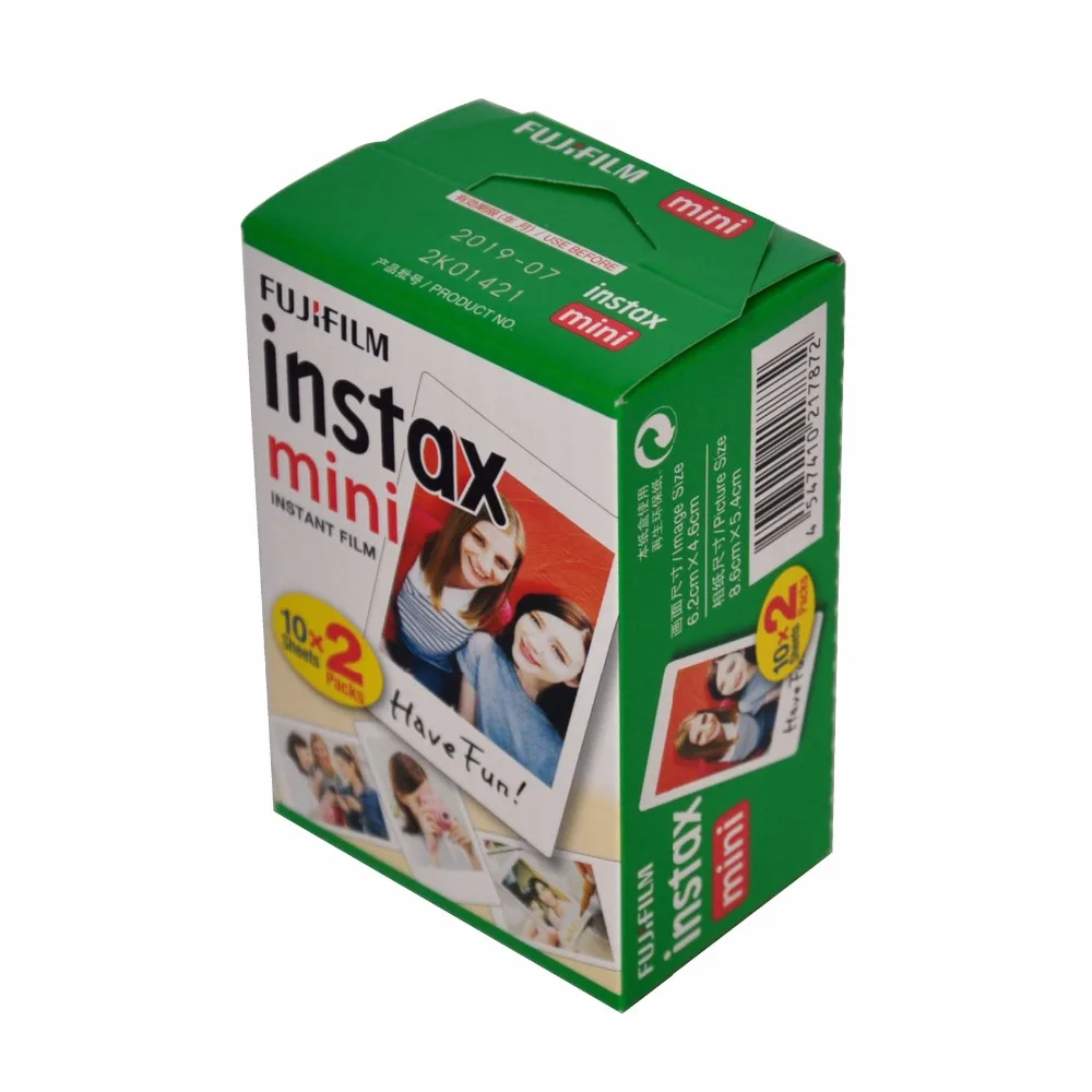 5 шт. в упаковке, оригинальная пленка Fujifilm Instax Mini 9 для мини 8 7s 25 70 90, мгновенная пленка Fuji для камеры, фотобумага с белыми краями, 50 шт. листов