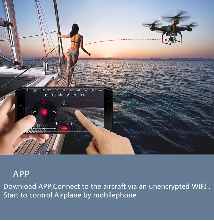 SH5H Drone App Control