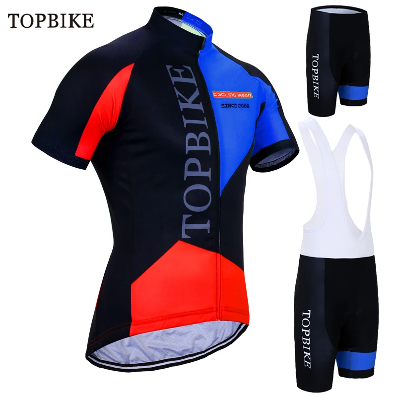 

TOPBIKE cycling jersey set bike team jersey 2019 roupas ciclismo mtb racing bike shirt summer camisa ciclismo jersey motocross