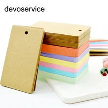 Продажа Cute Kawaii Candy Color Blank Kraft Paper Memo Pads Portable Notepads Words Cards Kids Gift Stationery School Supplies 50 Pages