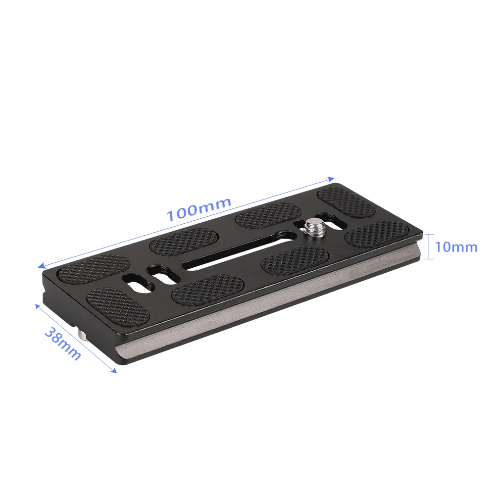Kaliou Universal PU-100 Metal Quick Release Plate Camera Tripod Adapter Mount Plate Board For Benro Arca Swiss Tripod Ballhead