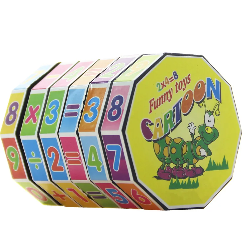 

Mathematics Numbers Calculation Magic Tower Cube Toy Puzzle Game Intelligent Digital Cube Math Montessori Toys for Children WY83