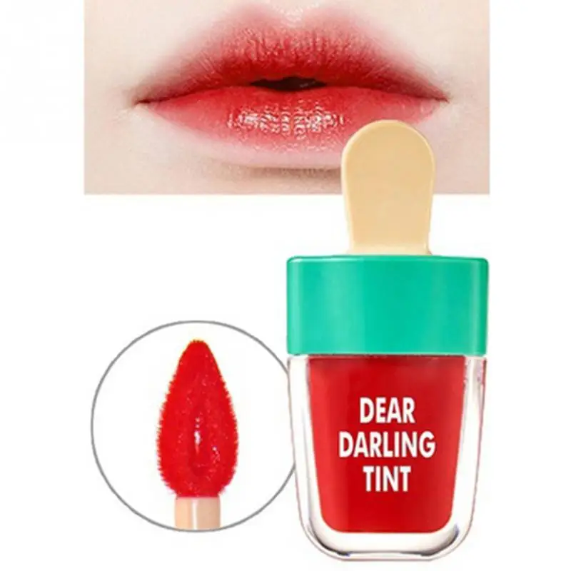 

New Stylish Makeup Long-lasting Waterproof Ice Cream Lip Gloss Tint Glosses Set Beauty Cosmetic Liquid Lipstick