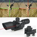 Caça Rifle Escopo Vermelho & Verde Iluminado Crosshair Sniper Gun Óptica Mira Riflescopes Eletro Ponto Vista 2.5-10x40e 10 Caça rifle escopo 2.5-10x40e vermelho & verde