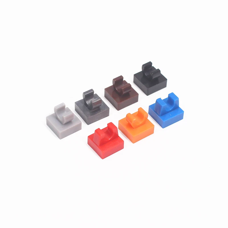 

MOC bricks DIY Tile, Modified 1 x 1 with Clip fit with 2555 Educational Building Blocks figure toys kids gifts