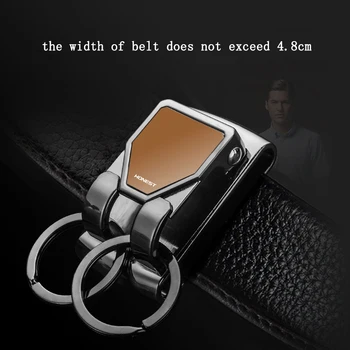 

waist hanging keychain key ring through belt high quality car key chain key holder portachiavi chaveiro llaveros hombre