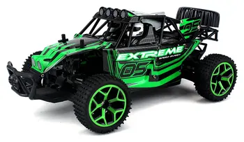 

EBOYU(TM) High Speed Remote Control RC Truggy Truck Buggy 1:18 Scale 4 Wheel Drive 4WD Rechargeable w/ Working Front Suspension