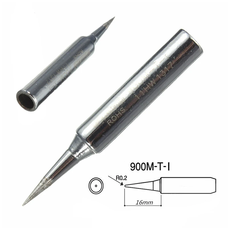 

1PC Lead-Free Replacement Soldering Tools Solder Iron Tips 900m-T-I ROHS Certificated heat-resistant copper = for Hakko 936 937