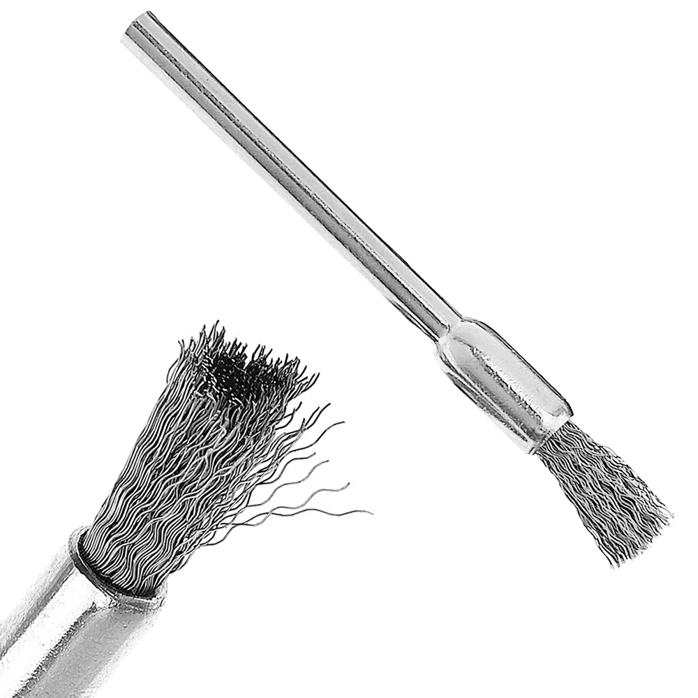 

Mini Polishing Steel Wire Brush with Handle and Pen Type for Cleaning / Grinding / Polished