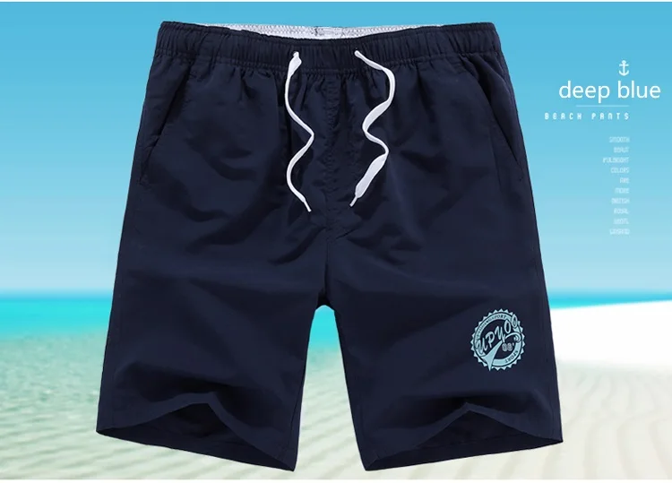 Мужские пляжные шорты размера плюс, пляжные шорты большого размера, мужские шорты для плавания, шорты для серфинга и пляжа, быстросохнущие спортивные штаны для бега