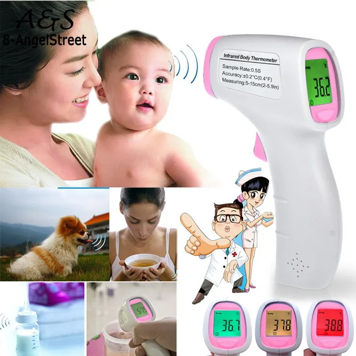 

Muti-fuction Baby/Adult Digital Termomete Infrared Forehead Body Thermometer Gun Non-contact Temperature Measurement Device 67