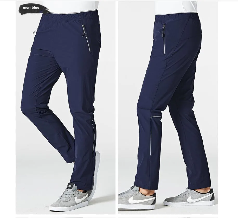 Hombres de secado rápido pantalones sección delgada Primavera Verano al aire libre senderismo escalada senderismo más tamaño elástico pantalones respirables L-6XL