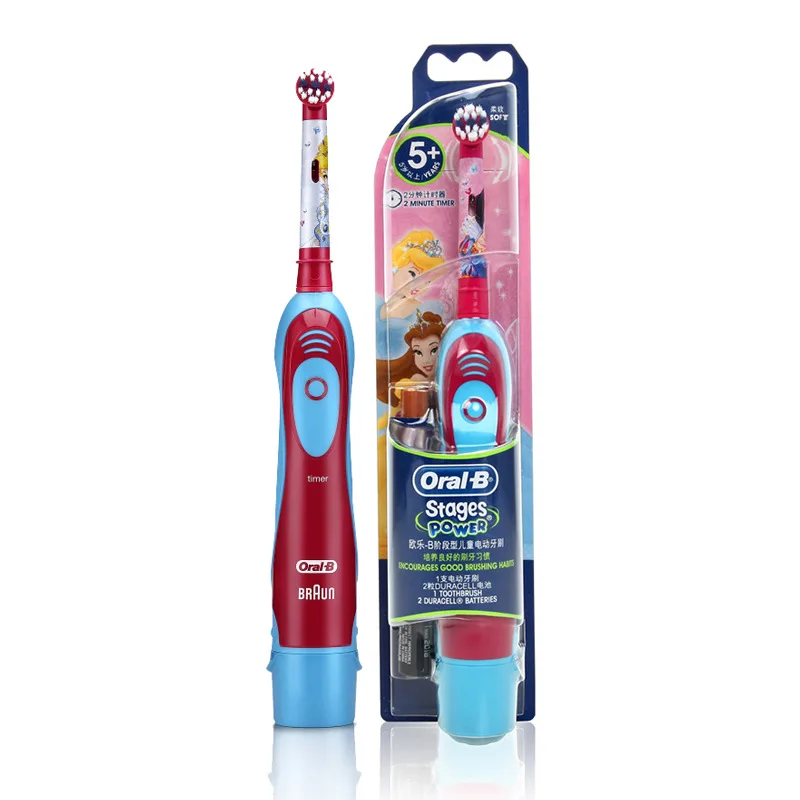 Oral B 4510 K электрическая зубная щетка для детей Дисней принцесса батарея ORAL PRO