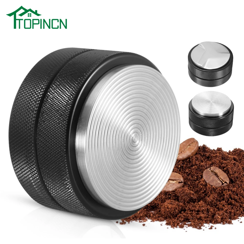 

51mm Stainless Steel Black Coffee Tamper Base Coffee Bean Press Tool