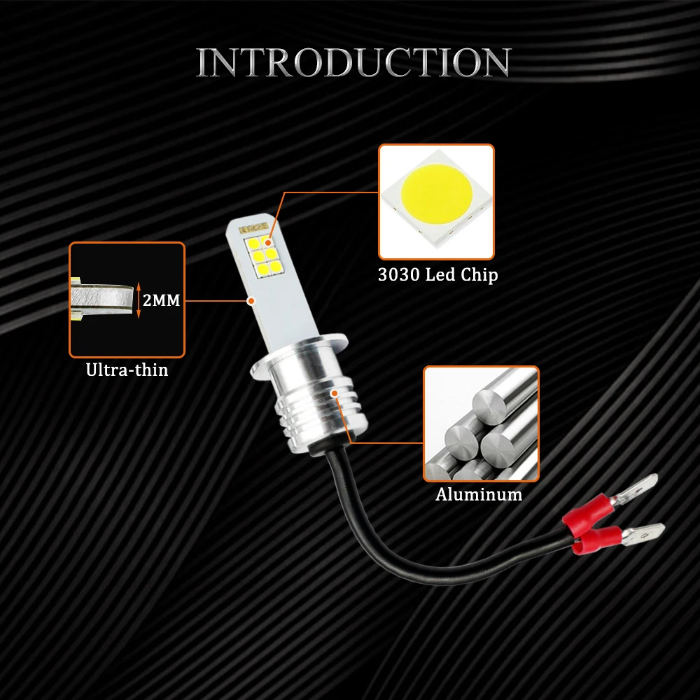 YM E-яркий из 2 предметов 12V 24V H4 H7 9005 9006 H11/H8 H3 H1 P13W H16 3030 12 Вт V2 Противотуманные огни Светодиодный Автомобильные фары Противотуманные фары ближнего света