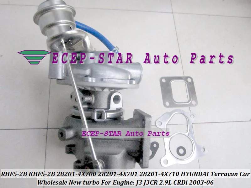 RHF5 KHF5-2B 28201-4X700 28201-4X701 28201-4X710 Turbo Turbocharger For HYUNDAI Terracan Car 2003-06 J3CR J3 2.9CRDi 2