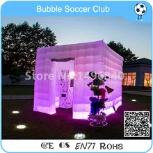 Надувные Photo Booth/надувные фотостудия/надувной Squre Photo Booth Портативный с светодиодный освещения