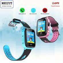 V6G Waterproof GPS Phone Positioning Children Smart Watch 1.44 Inch SOS Kids safe with LED flashlight PK Q90 Q80 DS18 Q750 Q730