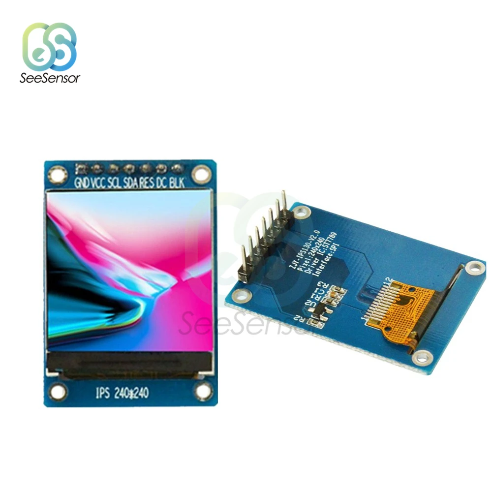 Ips 1,3 дюймов 3,3 V 7PIN SPI HD полноцветный TFT экран ST7789 Drive IC 240*240 ЖК-дисплей OLED 240x240