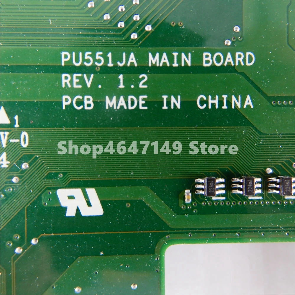 PU551JA Mainboard REV 2.0 For ASUS PU551JA PU551J