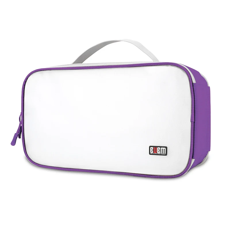 BUBM дорожная сумка для хранения обуви, переносной органайзер для упаковки обуви, легкий и легкий доступ, идеально подходит для путешествий - Цвет: Purple
