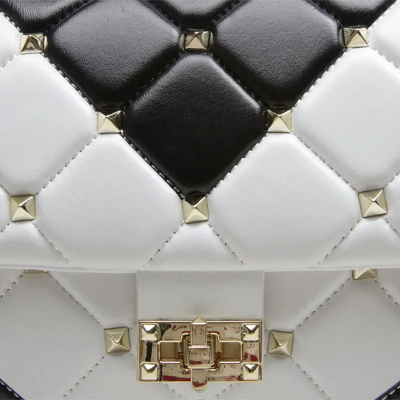 Mouton Sac Mode 4 3 Luxe Sacs Femmes Neuf Printemps En Dames 2 1 Rivet Peau Cuir Épaule Réel De Été À Bandoulière Petit 5 100 Flambant Main 5twt40