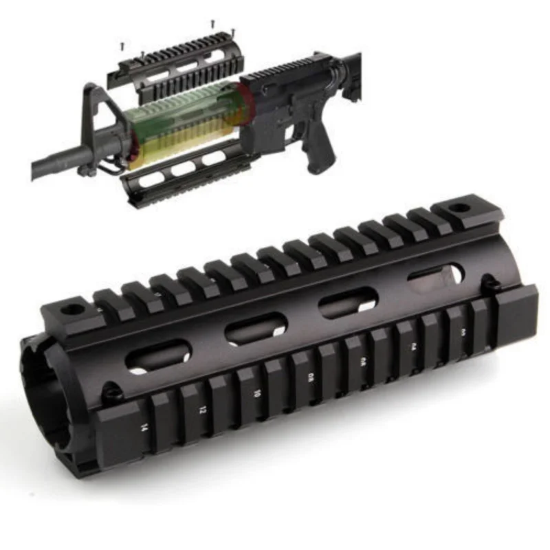 12 шт./компл. Handguard направляющей трубки + 1 шт. Бесплатная поплавок KeyMod Handguard Пикатинни Тактический Охота Планки крепления Интимные аксессуары