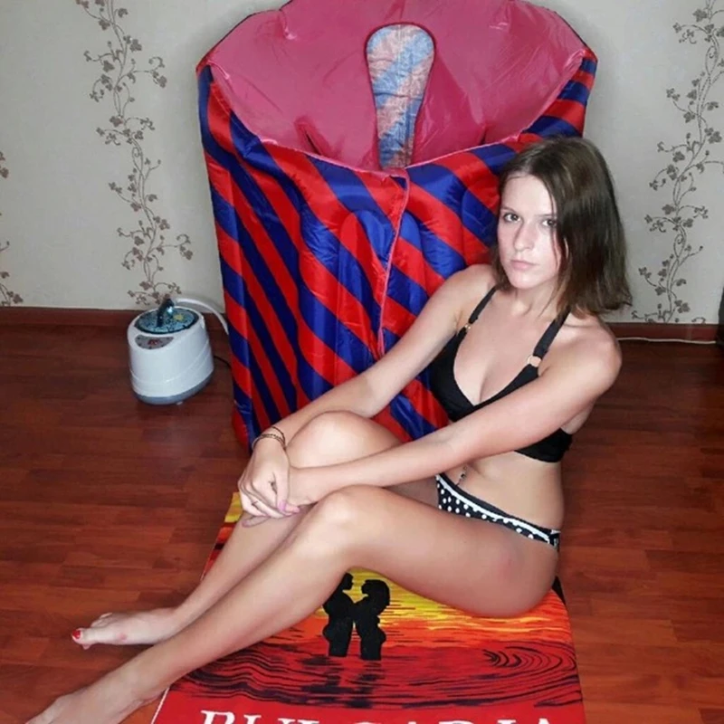  Inflatable Portable Steam Sauna HOME SAUNA SPA STEAM BATH Lose Weight Detox Therapy Steam Fold Wet 