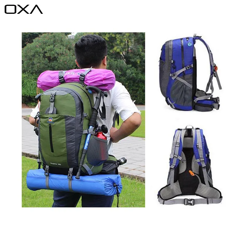 New 40L men women climbing mountaineering backpack outdoor backpack for