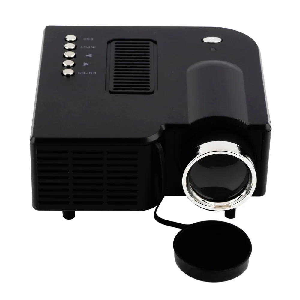 UC28 uc28+ unic Portable LED Projector Cinema Theater PC&Laptop VGA/USB