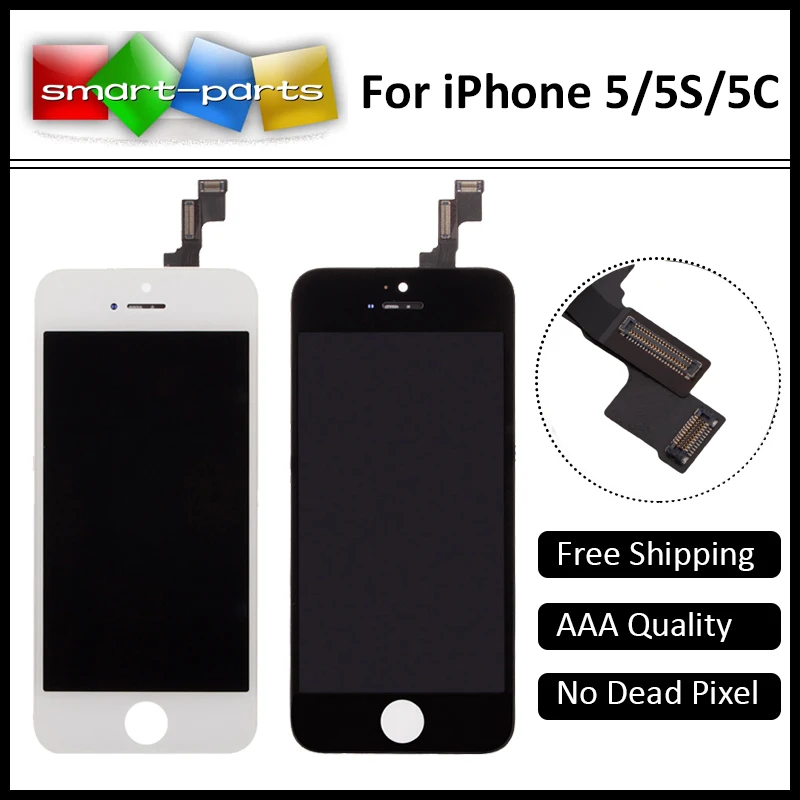 Prix pour 10 PCS AAA Qualité Pas de Dead Pixel LCD Écran D'affichage Pour Apple IPHONE 5G 5S 5C Avec Écran Tactile Digitizer Assemblée Livraison Rapide Prix pour 10 PCS AAA Qualité Pas de Dead Pixel LCD Écran D'affichage Pour Apple IPHONE 5G 5S 5C Avec Écran Tactile Digitizer Assemblée Livraison Rapide