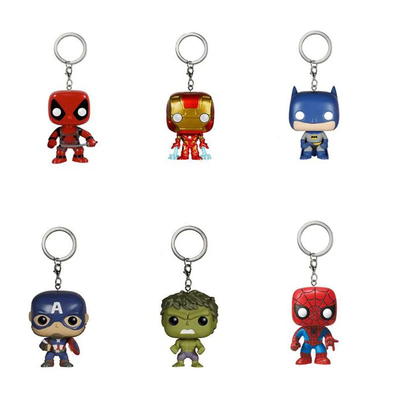 Мини Stanger вещи фигурки Eleven Demogorgon брелок игрушки брелки Ironman Deadpool | Игрушки и хобби