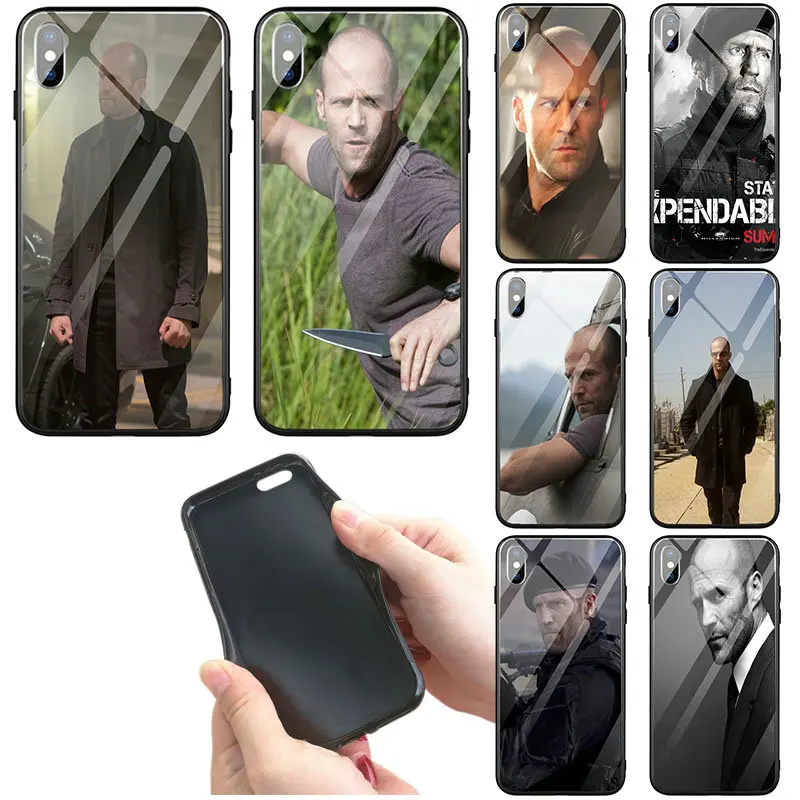 Uk Super Star Jason Statham Tempered Glass Mobile Phone