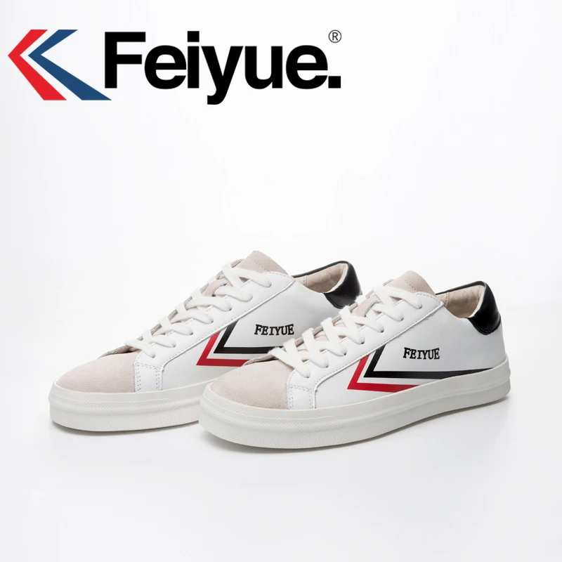 Feiyue/обувь из натуральной кожи; Новейшая обувь для отдыха; белые туфли