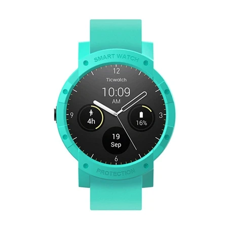 Mint Green Защитный чехол для ПК Ticwatch 2 Smart чехол для часов ударопрочный чехол для Ticwatch2 корпус для часов Экран конфетный корпус аксессуары - Цвет: Mint Green