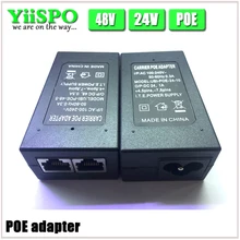 YiiSPO CCTV Security 48V 0.5A 15.4W POE Wall Plug POE Injector Ethernet Adapter IP Camera Phone PoE Power Supply US EU Plug