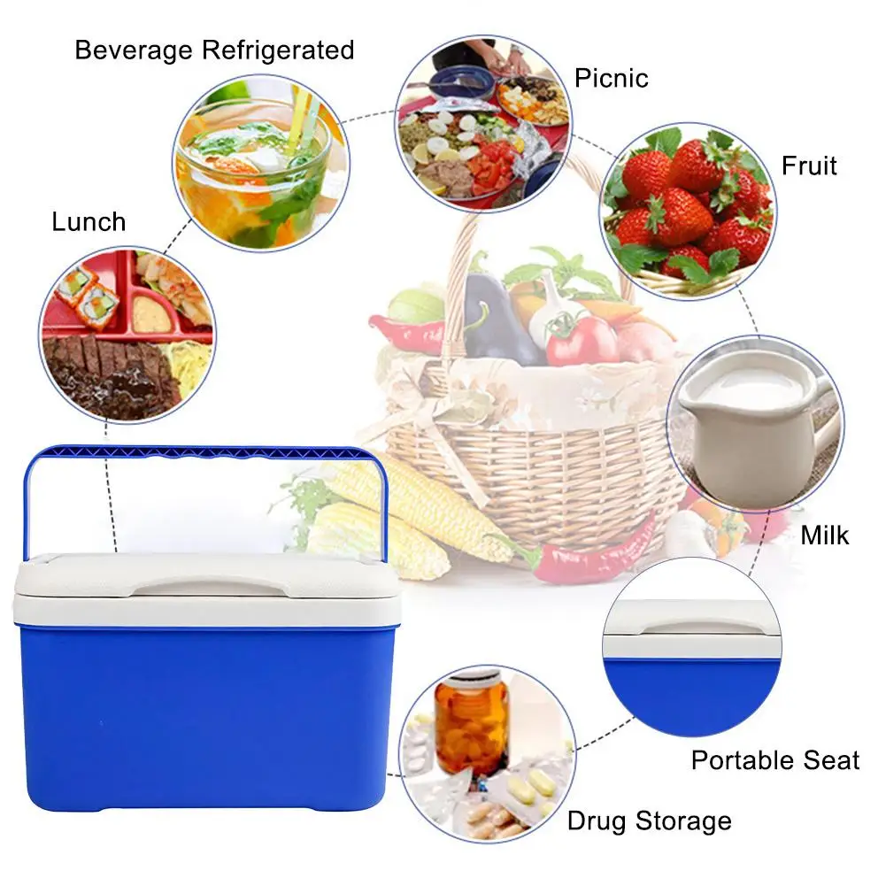 2019 12L Outdoor Incubator Refrigeration Dual-use Box Food Storage Car Cold Box Fishing Cooler Box For Picnics Fishing Transport 2019 12L Outdoor Incubator Refrigeration Dual-use Box Food Storage Car Cold Box Fishing Cooler Box For Picnics Fishing Transport