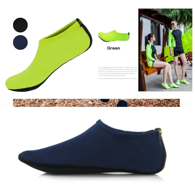 Durable Sole Barefoot Water Skin Shoes Aqua Socks for Beach Pool Sand Swimming Yoga Water Aerobics Unisex aqua shoes