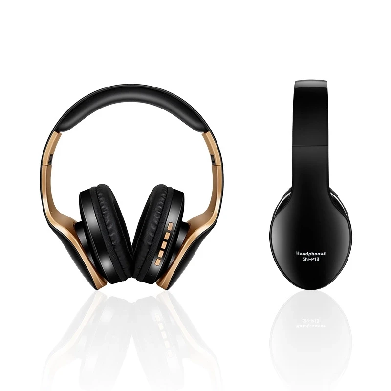

2019 New SD Card headset Motion headset Stereo with microphone Bluetooth headset Wireless Portable Game headset