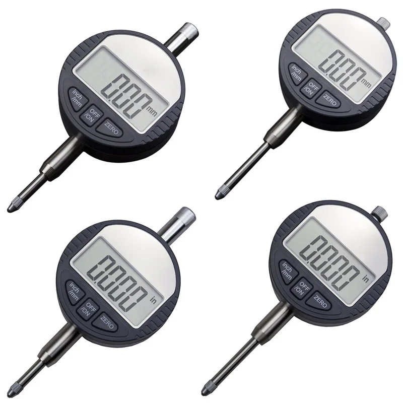 

0-12.7mm/25.4mm Dial Indicator Gauge Measuring Tools Electronic Micrometer Digital Micrometro Metric/Inch ALI88