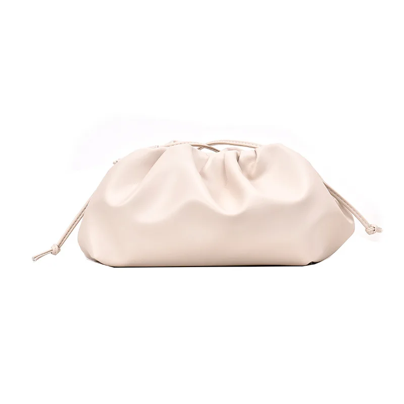 Новая женская посылка пельменей, простая одноцветная сумка, модный тренд, дикая индивидуальность, сумка через плечо, сумочка