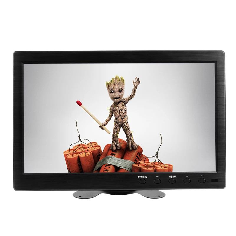 10.1 inch LCD full HD Monitor IPS 1920*1200 Display 2 Channel Video Input Color Screen With BNC/AV/VGA /HDMI mini small monitor
