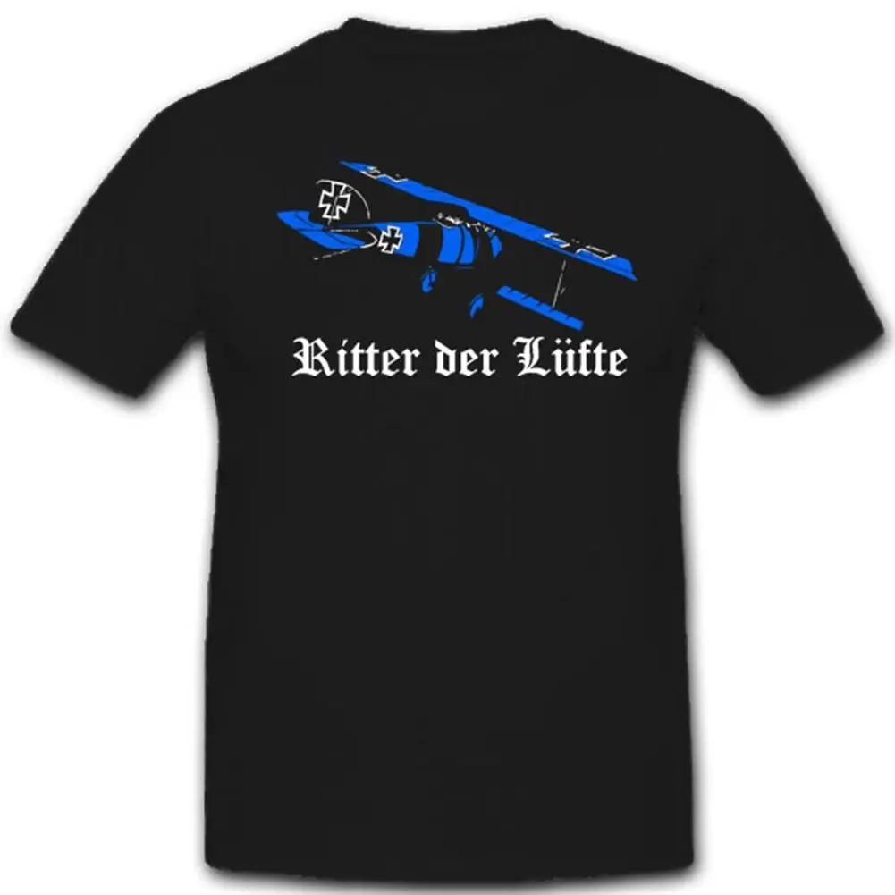 Лидер продаж 2019 модная футболка Ritter Der Lufte WK biplane Alfa Richthofen Luftwaffe с круглым вырезом |