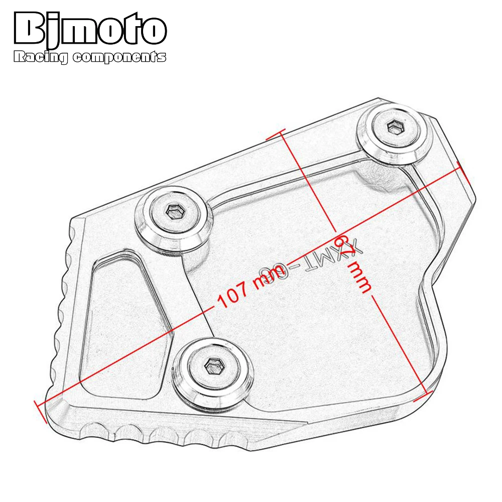 Подставка для мотоцикла Bjmoto боковая подставка увеличитель BMW K1600GT 1600GTL 2011 2015
