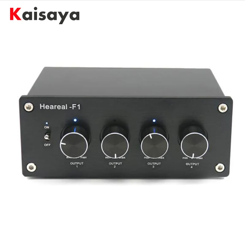 1 Input 4 Output Lossless Audio stereo Signal Switcher Switch Splitter
