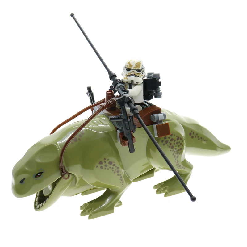 

Legoelys Star Wars 7 Bricks Dewback Desert Mini Storm Soldiers Troopers Building Blocks Toys Kids Action Figure Gift