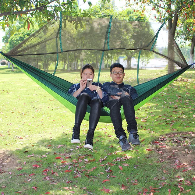 Special Price 2 Person Hammock Tent Sleeping Bed/Chair/Shelter/Sofa/Mat hamac Ultralight hamaca Summer Mosquito Net Hammock Camping Equipment